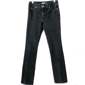 Levi's black mid rise skinny jeans